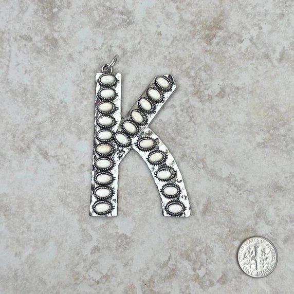 RGB Personalized Western Initial Necklace - Roaming Gypsy Boutique