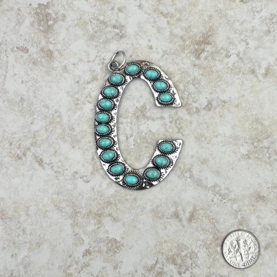 RGB Personalized Western Initial Necklace - Roaming Gypsy Boutique
