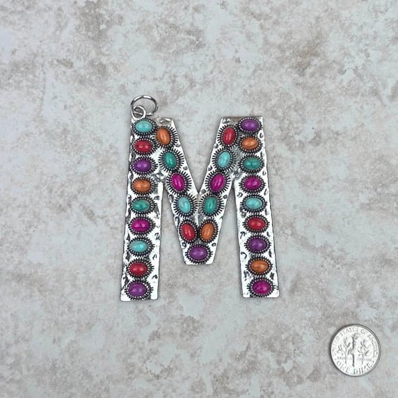 RGB Personalized Western Initial Necklace - Roaming Gypsy Boutique