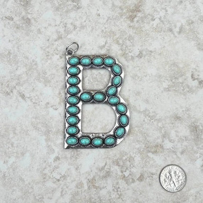 RGB Personalized Western Initial Necklace - Roaming Gypsy Boutique