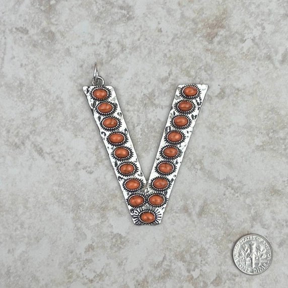 RGB Personalized Western Initial Necklace - Roaming Gypsy Boutique