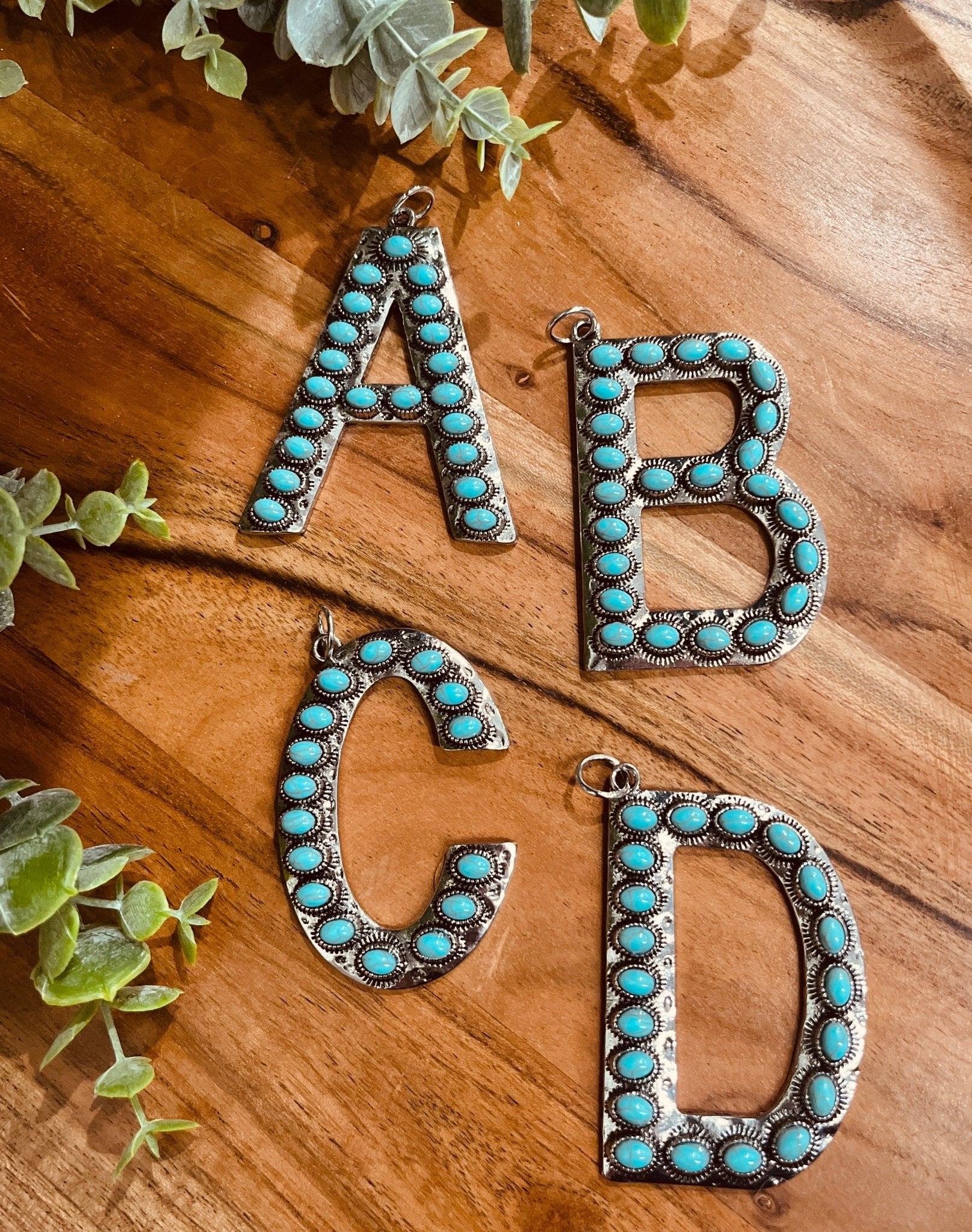 RGB Personalized Western Initial Necklace - Roaming Gypsy Boutique