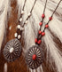 Ridgeland Circle Squash Cord Necklace & Earring Set - Roaming Gypsy Boutique