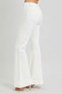 RISEN Full Size High Rise Front Patch Pocket Flare Jeans - Roaming Gypsy Boutique