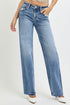 RISEN Full Size High Rise Straight Leg Jeans with Pockets - Roaming Gypsy Boutique