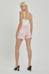 RISEN High Rise Distressed Denim Shorts - Roaming Gypsy Boutique