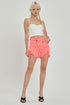 RISEN Raw Hem Asymmetrical Waist Denim Shorts - Roaming Gypsy Boutique