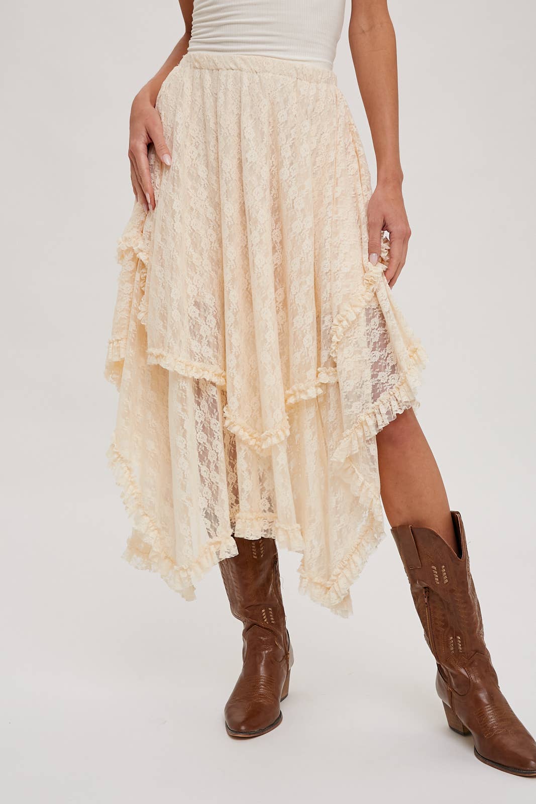 Romania Lace Skirt - Roaming Gypsy Boutique