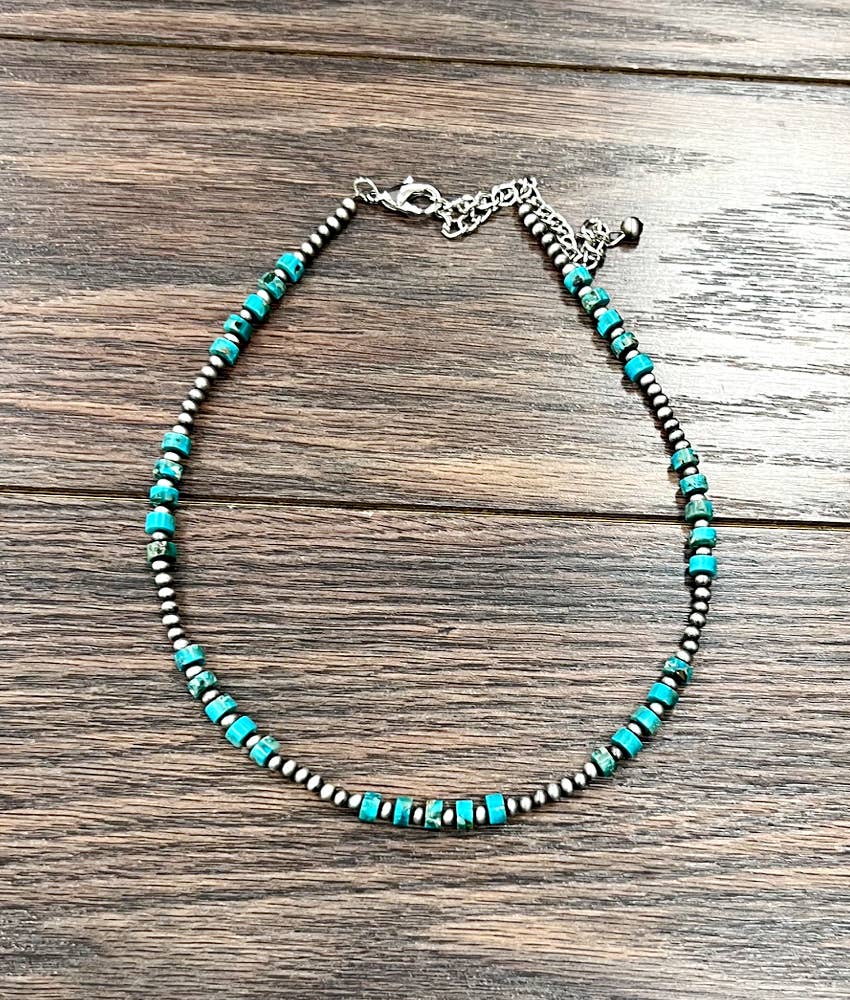 Rondelle Gemstone Necklace - Roaming Gypsy Boutique