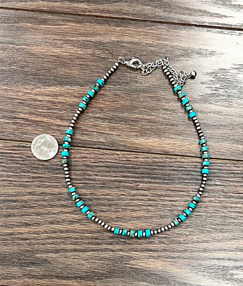 Rondelle Gemstone Necklace - Roaming Gypsy Boutique