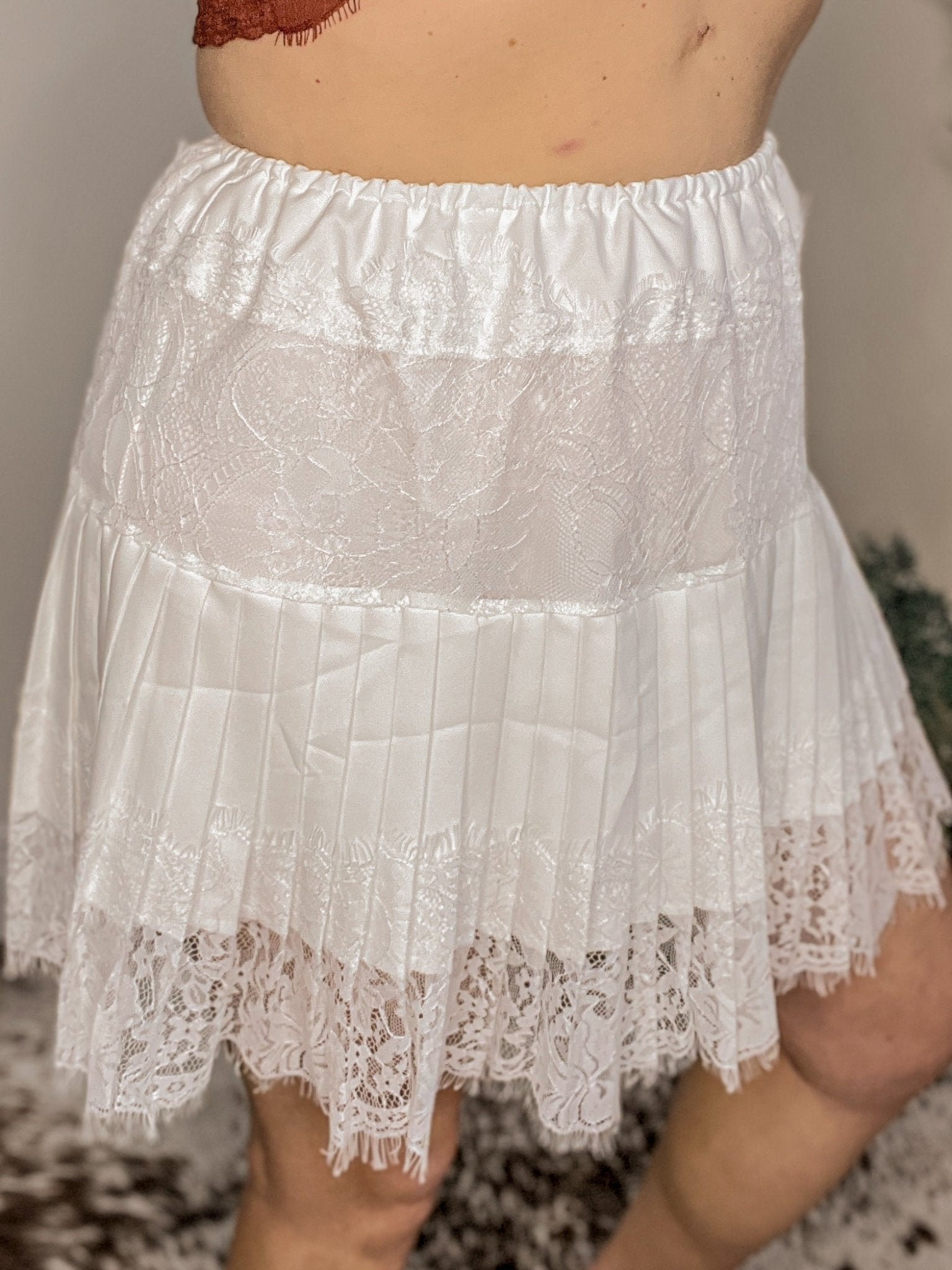 Roxy Lace Concert Skirt - Roaming Gypsy Boutique