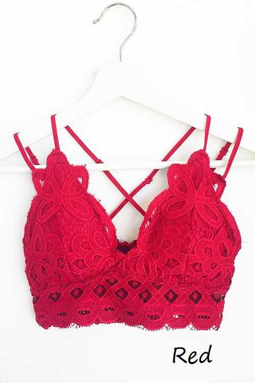 Scalloped Lace Cami Bralette - Roaming Gypsy Boutique