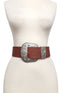 She THICC Leather Belt - Roaming Gypsy Boutique