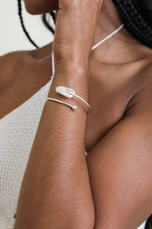 Silver & Gold Modernity Cuff - Roaming Gypsy Boutique