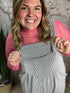 Sin City Ribbed Overalls - Roaming Gypsy Boutique