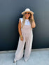 Sin City Ribbed Overalls - Roaming Gypsy Boutique