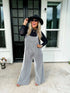 Sin City Ribbed Overalls - Roaming Gypsy Boutique