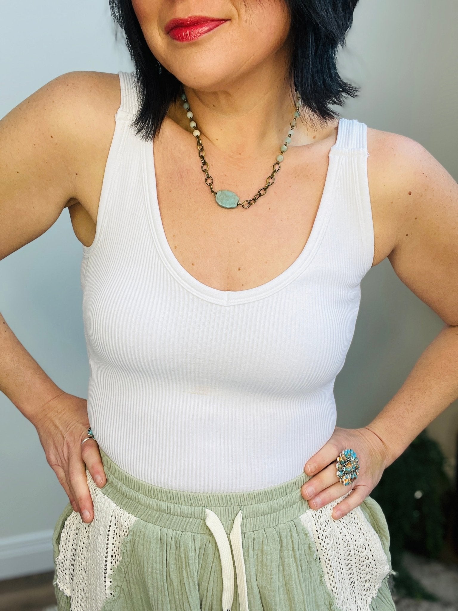 Sinful Basic Padded Tank - Roaming Gypsy Boutique