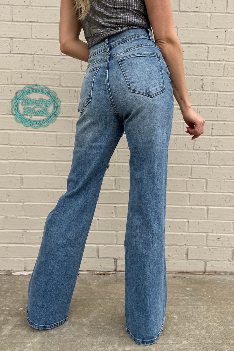 SK Distressed Denim - Roaming Gypsy Boutique