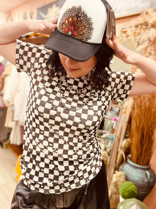 Slang & Bang Mesh Tee - Roaming Gypsy Boutique