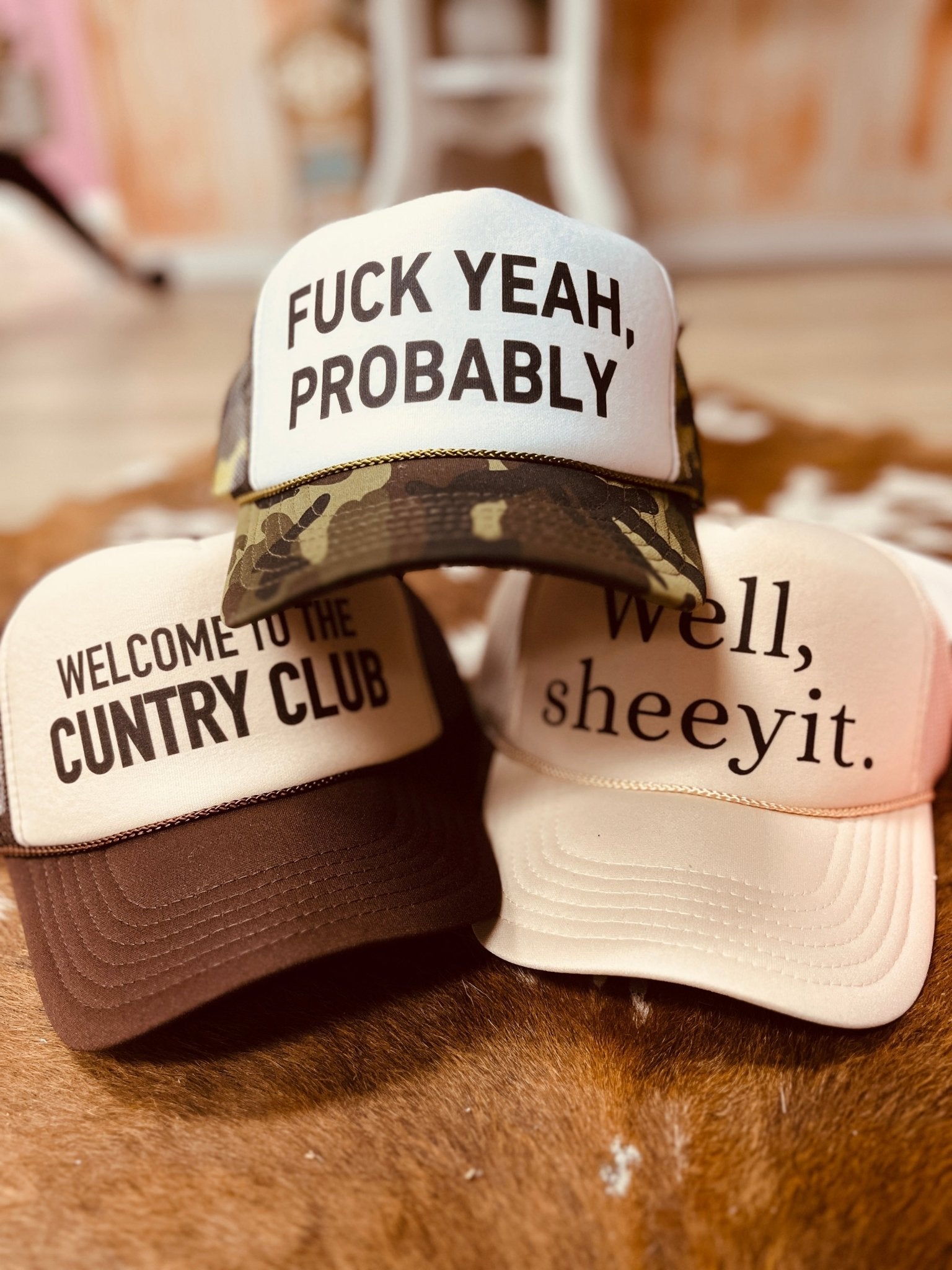 Slurry Trucker Hat Collection - Roaming Gypsy Boutique