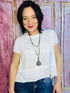 Smooth Sails Slit Top - Roaming Gypsy Boutique