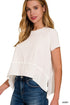 Smooth Sails Slit Top - Roaming Gypsy Boutique