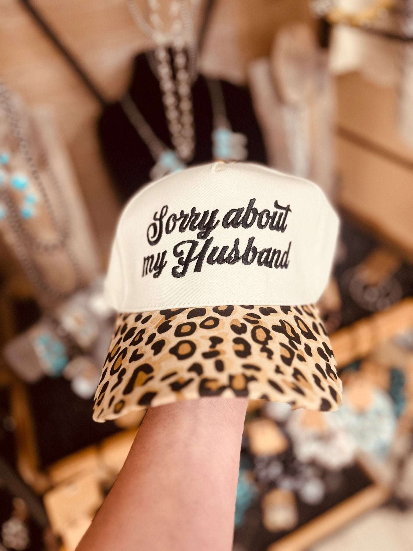 Sorry about my Husband Trucker Hats - Roaming Gypsy Boutique