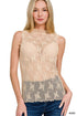 Spicy Sleeveless Lace Top - Roaming Gypsy Boutique