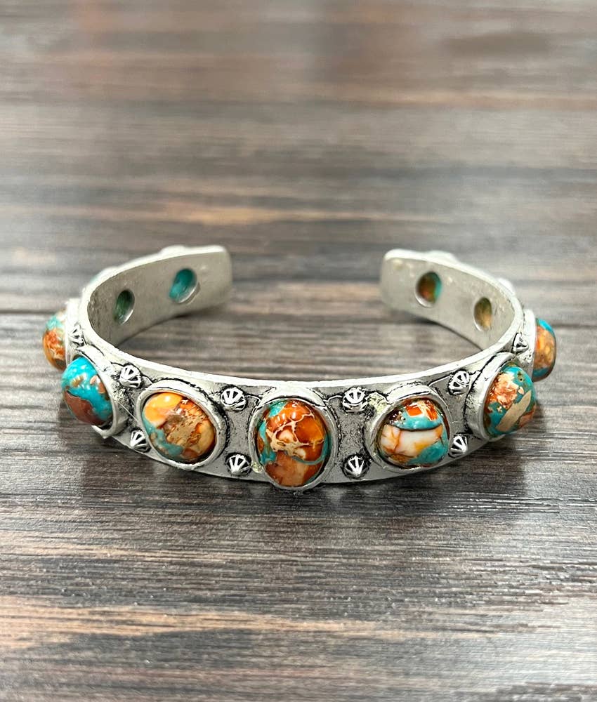 Spiny Oyster Cuff Bracelet - Roaming Gypsy Boutique