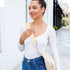 Spring Summer Sling Cross Body Bag | Rebeca Ivory - Roaming Gypsy Boutique