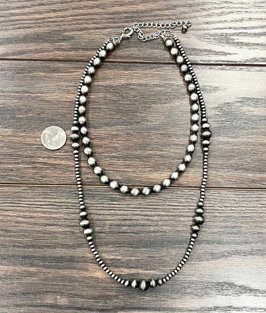 Stella Navajo Double Necklace - Roaming Gypsy Boutique