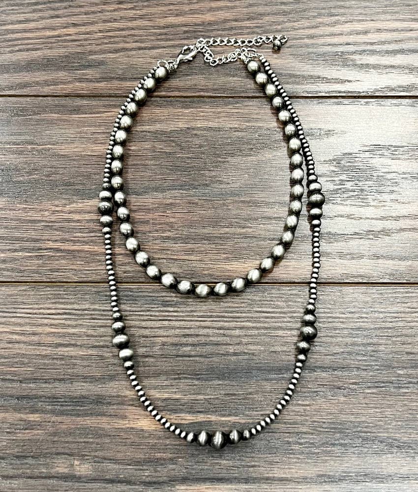 Stella Navajo Double Necklace - Roaming Gypsy Boutique