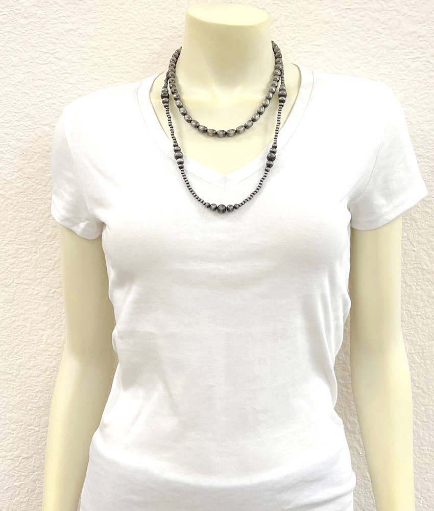 Stella Navajo Double Necklace - Roaming Gypsy Boutique