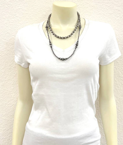Stella Navajo Double Necklace - Roaming Gypsy Boutique