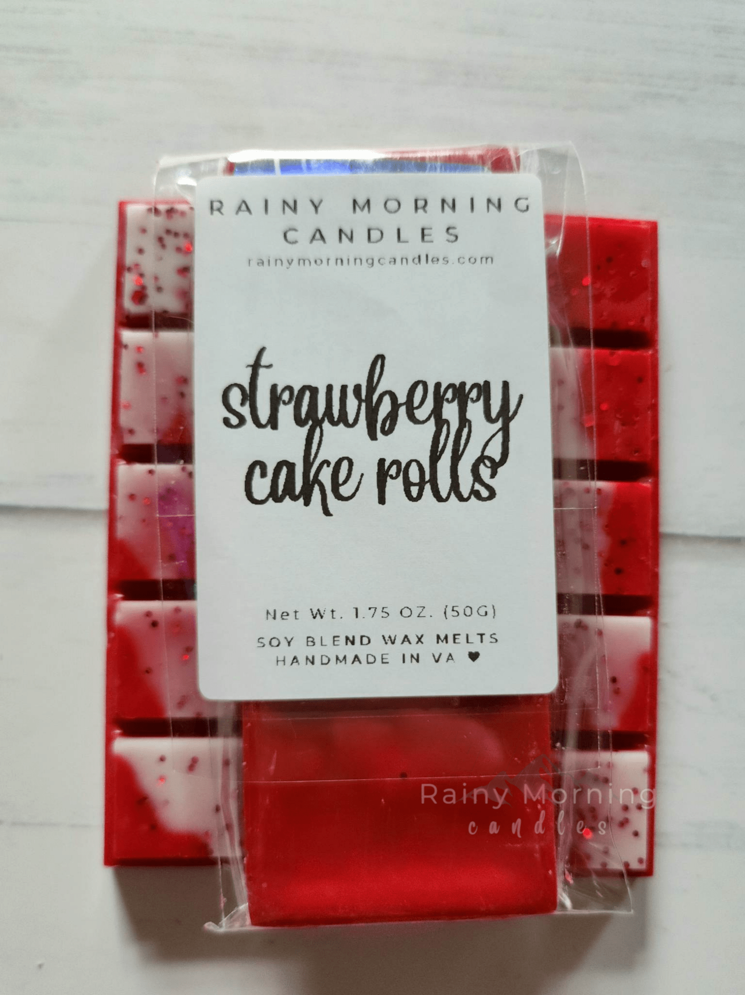 Strawberry Cake Rolls Snap Bar Wax Melts - Roaming Gypsy Boutique