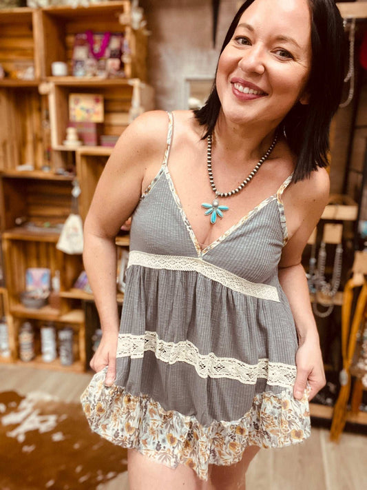 Summer Lace Tunic - Roaming Gypsy Boutique