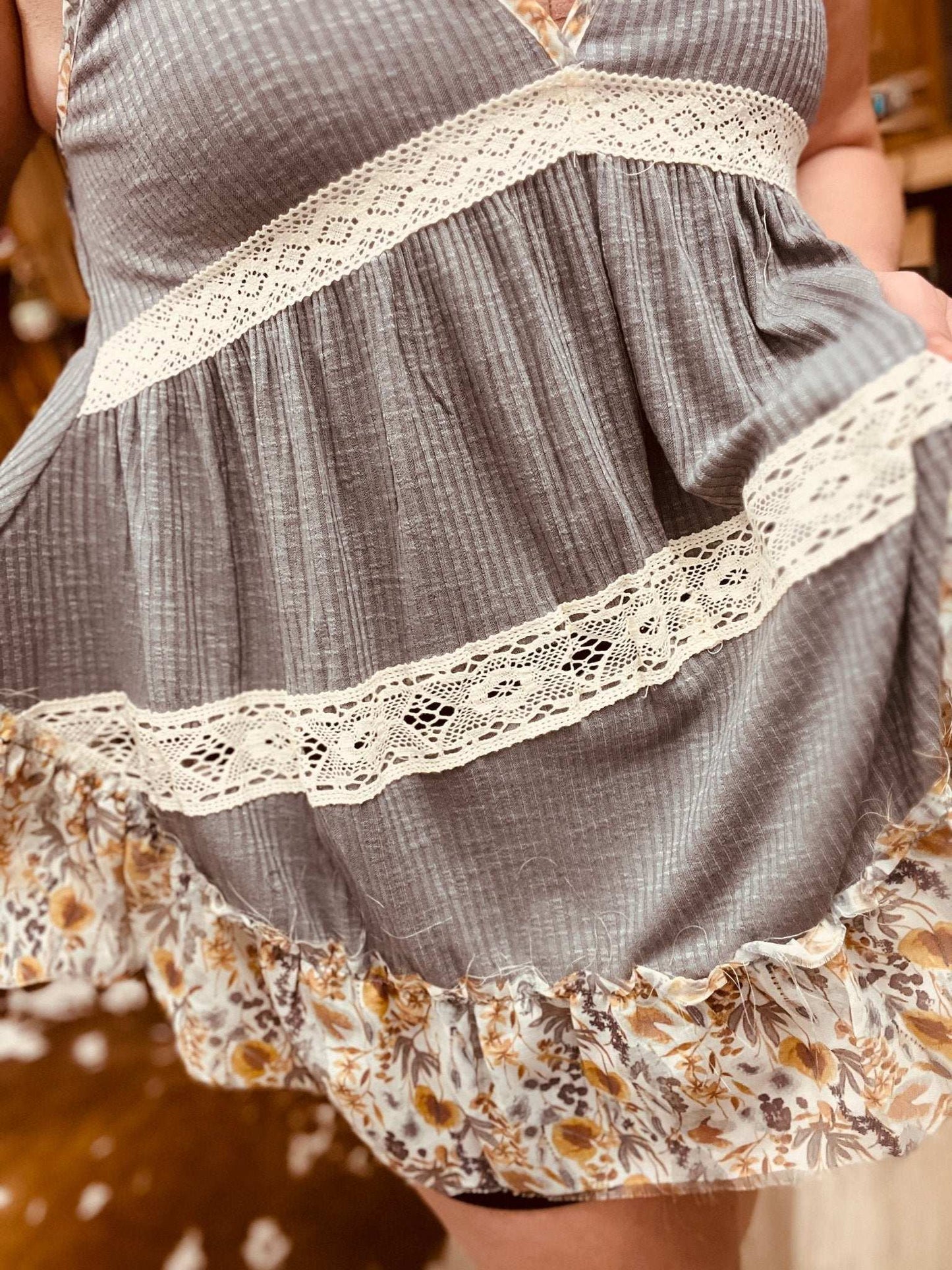 Summer Lace Tunic - Roaming Gypsy Boutique