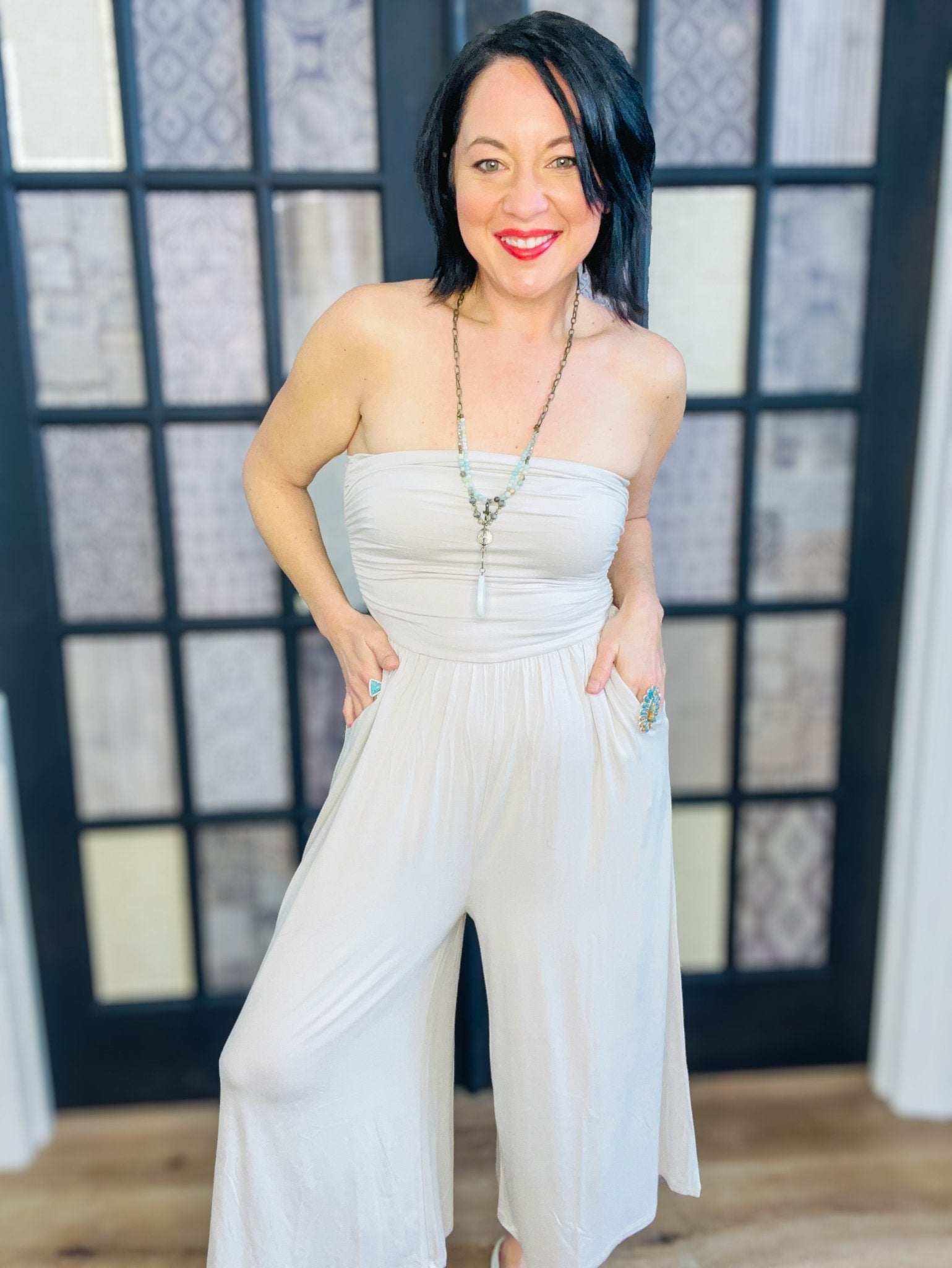 Sunrise Lover Jumpsuit - Roaming Gypsy Boutique
