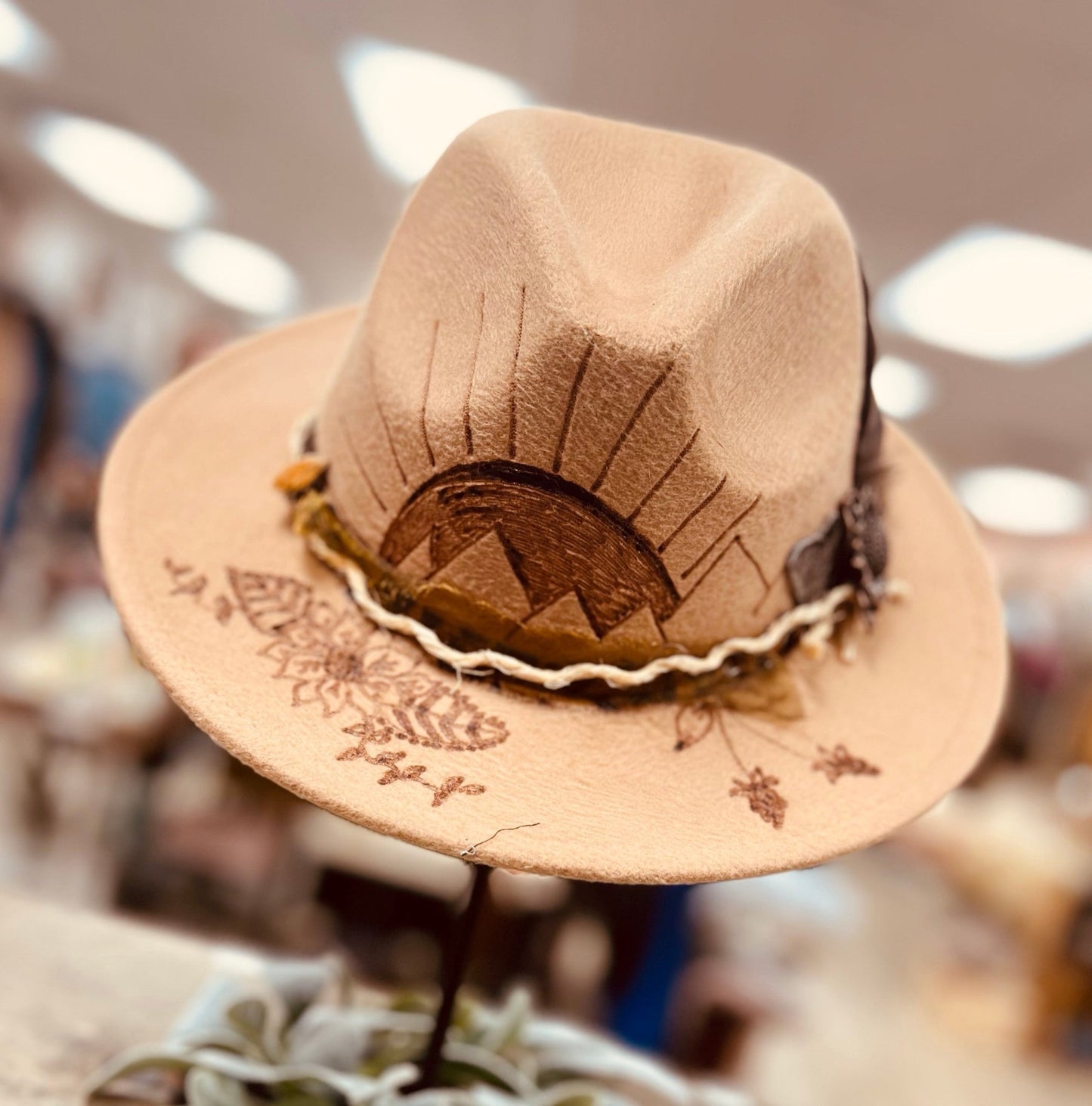 Sunrise Mountain Fedora - Roaming Gypsy Boutique