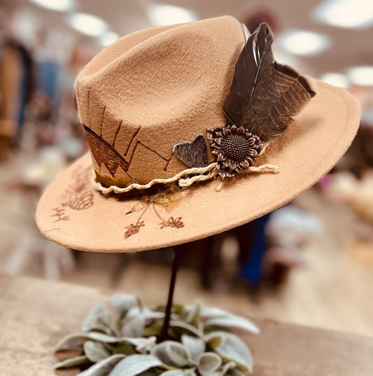 Sunrise Mountain Fedora - Roaming Gypsy Boutique