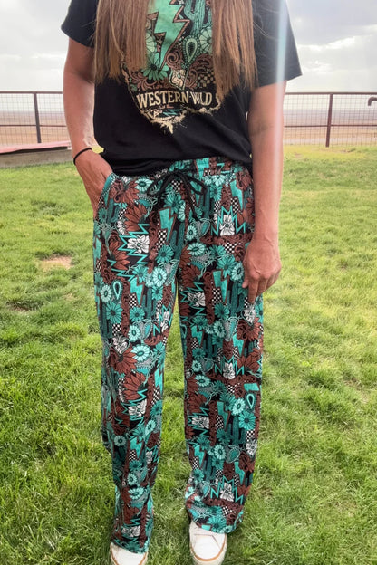 Tattoo in Turquoise Pants for sale