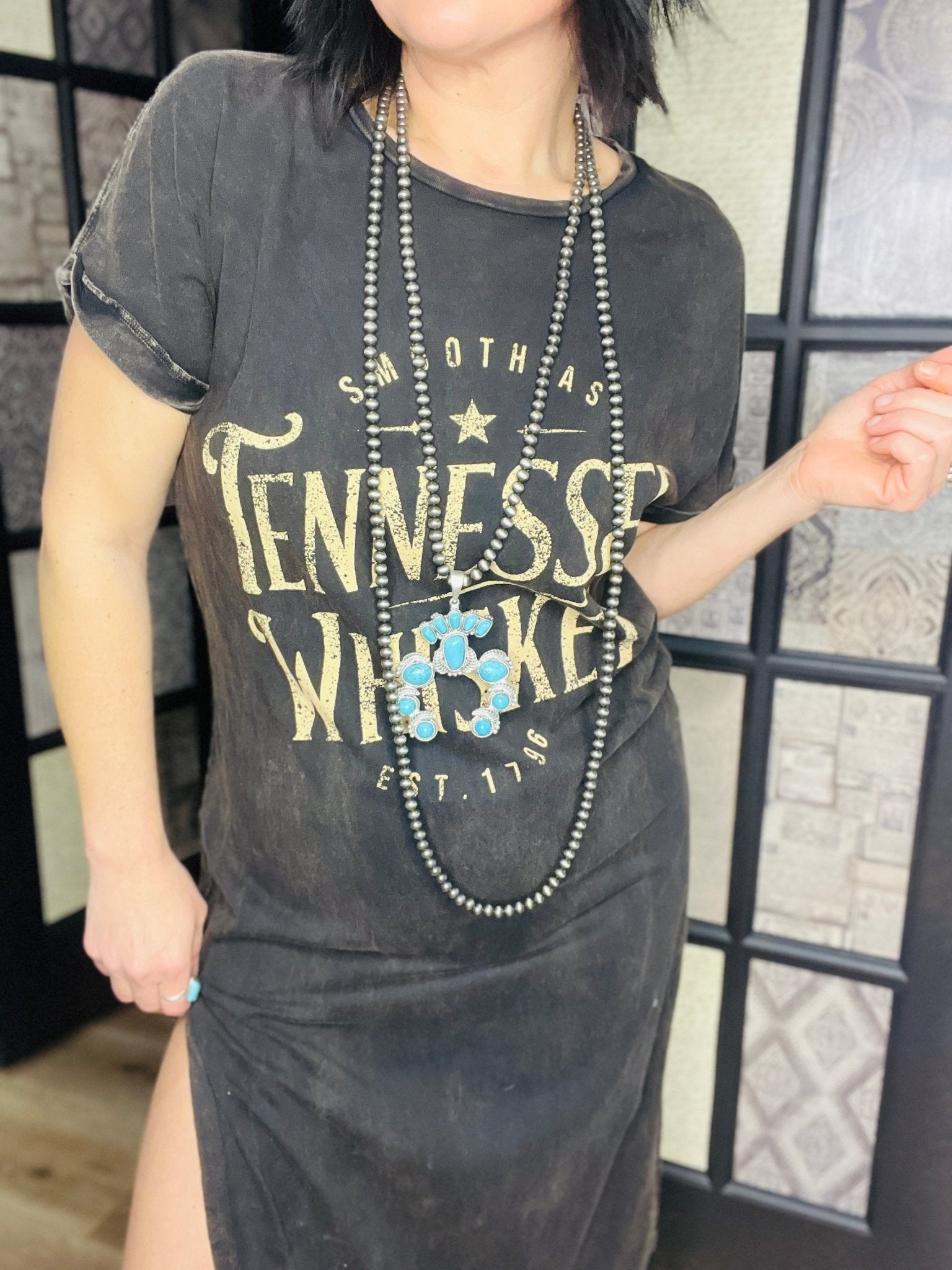 Tennessee Whiskey Mineral Dress - Roaming Gypsy Boutique
