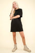 Textured Dreams Tee Dress - Roaming Gypsy Boutique