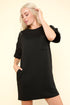 Textured Dreams Tee Dress - Roaming Gypsy Boutique
