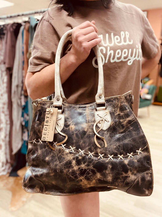 The Bruna Bag in Black Nectar Luxe by Bedstu - Roaming Gypsy Boutique