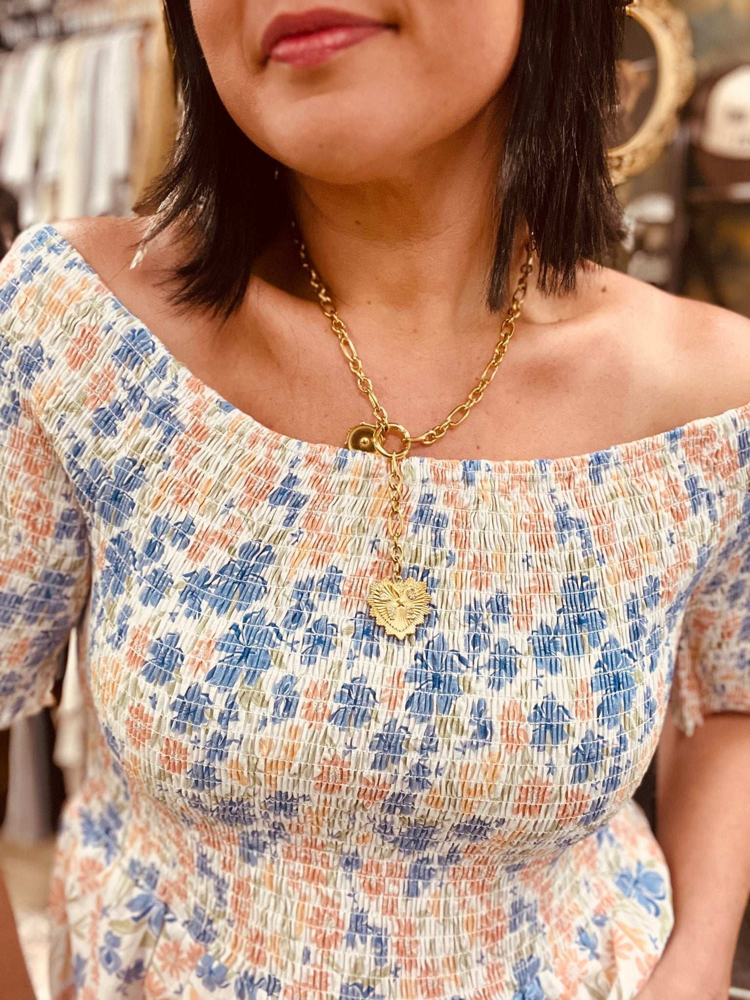 The Essie Floral Top - Roaming Gypsy Boutique