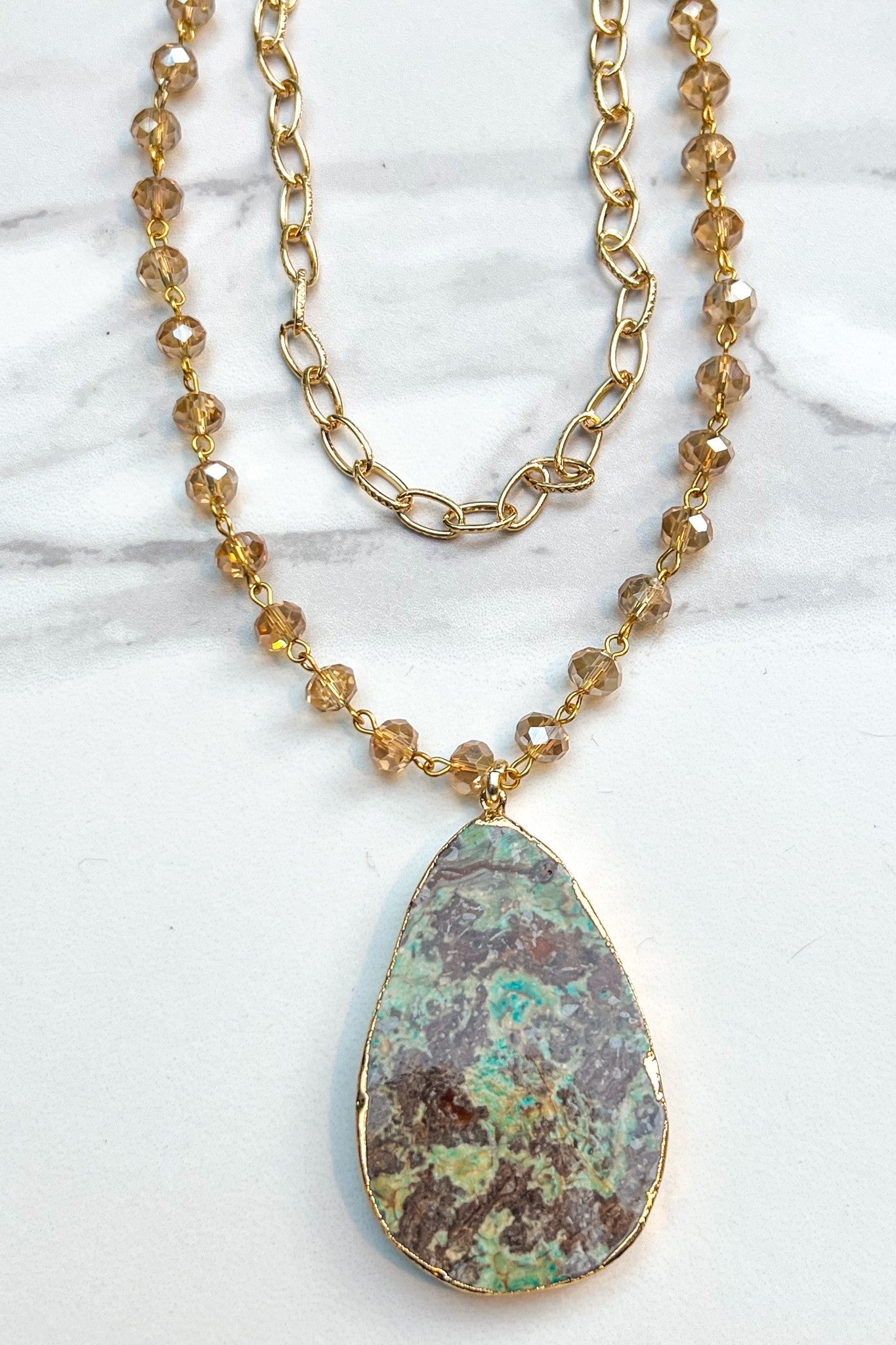 The Layered Paige Necklace - Roaming Gypsy Boutique