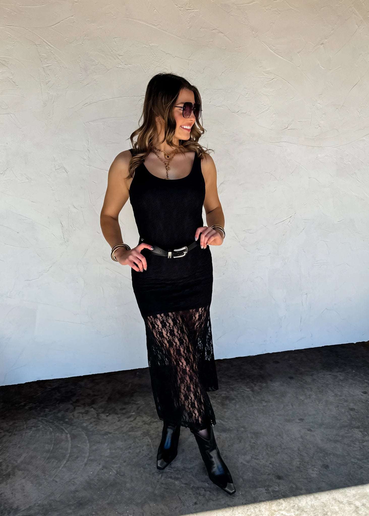 The Leely Lace Dress - Roaming Gypsy Boutique