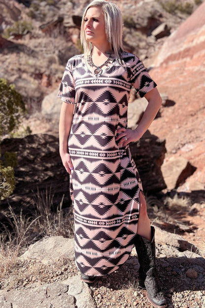 The Savanna Desert Dress - Roaming Gypsy Boutique